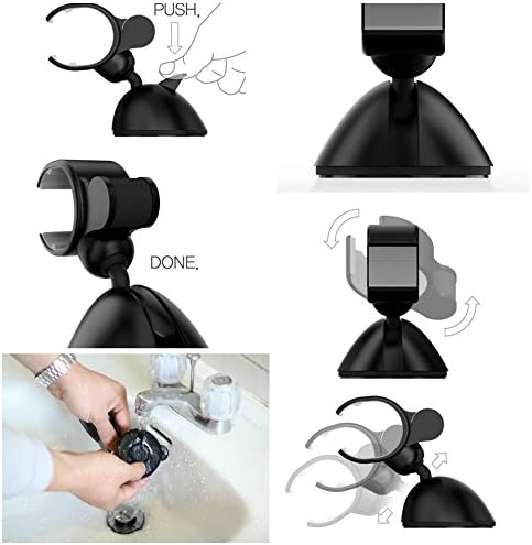 Ppyple Dash-Clip 5 Car Windshield, Dashboard Universal Smartphone Car Mount Holder Cradle for Samsung Galaxy S5 S4 S3 Note 3 Note 2 iPhone 5S 5C 5, LG G3, G2, Motorola