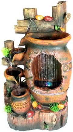 Hole in a Jar Indoor Table Top Water Fountain