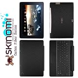 Skinomi TechSkin - Black Carbon Fiber Film Shield & Screen Protector for Asus Transformer Prime (Keyboard & Tablet Combo)