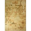 Rossi Antique Map of Asia - Gift Wrap Decoupage - 40 by 28 inches
