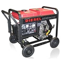 ETQ DG4LE 4,900 Watt 8 HP 296cc Diesel Powered Portable Generator With Electric Start