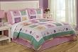 Spring Meadow- Twin Quilt with Pillow Sham Spring Meadow- Twin Quilt with Pillow Sham