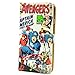 Unique! Marvel Comic Captain America Avengers Pattern Slim Wallet Card Flip Stand Leather Pouch Case Cover For Apple iphone 6