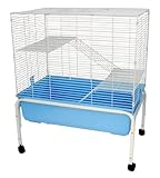 IMAGE OF Brand New 3 Levels Ferret Chinchilla Hamster Cages 32x20x39 --- F3Stand