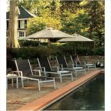 Travira Chaise Lounge - Natural Sling (4 Pk)