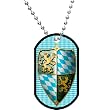 Bavarian Oktoberfest Dog Tag Necklace
