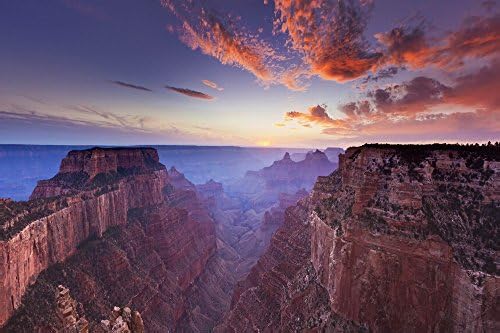 Grand Canyon #2 by Elementem Photography: 24" x 36" High Quality Large Landscape Photo Canvas Print - Modern Wall Art Ready to Hang