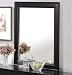 Bedroom Mirror Louis Philippe Style in Deep Black Finish