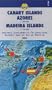 Canary Islands - Azores - Madeira (Cartographia World Travel Map) (Cartographia World Travel Maps) (Hungarian Edition)