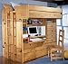 Loft Bunk Bed in Solid Pine Wood By Powell Furniture