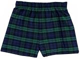 Adult Unisex Classic Flannel Boxer Blackwatch Tartan Plaid