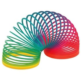 Rainbow Colour Magic Slinky Spring