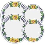 Corelle Coordinates Sunsation Economy Burner Covers, Set of 4
