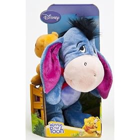 Joy Toy Winnie the Pooh 25 cm_ I-aah con Winnie The Pooh come zaino Joy Toy Winnie the Pooh 25 cm_ I-aah con Winnie The Pooh come zaino