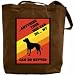 Canvas Tote Bag Brown  Anything Your Dog Can Do ... My American Pit Bull Terrier Can Do Better  Dog