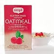 Simpli Gluten Free Raspberry Instant Oatmeal