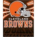 Cleveland Browns Light Weight Fleece NFL Blanket (Shadow Series) (50"x60")
