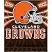 Cleveland Browns Light Weight Fleece NFL Blanket (Shadow Series) (50"x60")