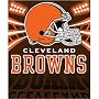 Cleveland Browns Fleece NFL Blanket (Shadow Series) by Northwest (50