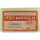 Classic Unscented Nesti Dante Marseille Soap, All Natural Italian Soap
