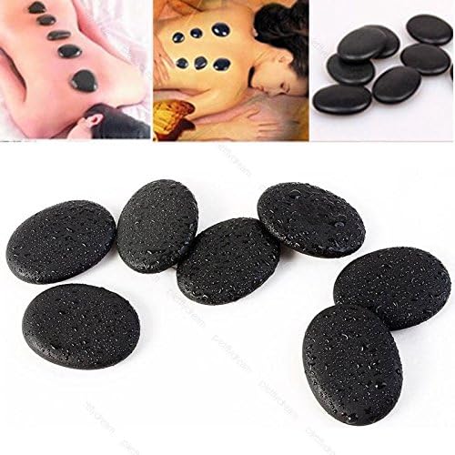 7pcs /set Hot Stone Massage Basalt Rocks 3*4cm Size Therapy Stone Pain Relief (Especially Pain Relief from Sport Playing)