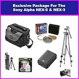 Best Value Accessory Package For The Sony Alpha NEX-3 & Sony Alpha NEX-5 Pa ....