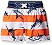 iXtreme Baby Boys' Stripe with Shark Swim Trunk
