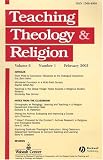 Teaching Theology and Religion