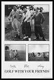 Three Stooges (Golf With Your Friends) Framed Movie Poster Print - 24 X 36