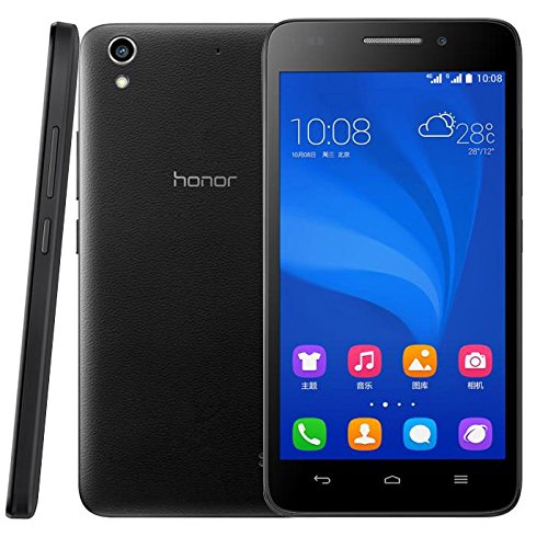 Huawei Honor 4 Play 4G Unlocked Smartphone 5.0 inch Android 4.4 MSM8916 Quad Core 1.2GHz RAM 1GB ROM 8GB with WiFi Display 5MP+8MP, FDD-LTE & WCDMA & GSM (Black)