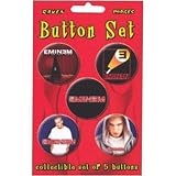 Raven Images BS708 Eminem Collectible 5 Button Set