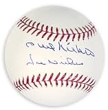 Phil & Joe Niekro Signed Autographed MLB Baseball - Mounted Memories