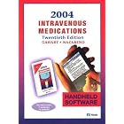 Click here to buy  Intravenous Medications Handheld Software Pda 2004: A Handbook for Nurses and Allied... by Betty L. Gahart and Adrienne R. Nazareno.