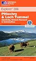 Pitlochry and Loch Tummel: Aberfeldy, Kinloch Rannoch and Schiehallion (Explorer Maps)