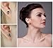 Jewelrypalace Women's Oval Natural Rainbow Mystic Topaz 925 Sterling Silver Stud Earrings
