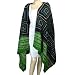 Tie & Dye Ladies Shawl in Wool Fabric Wraps Dress 80 x 35 inches (tdswl316)