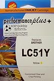 Genuine IJR Performance Plus Remanufactured Brother LC51Y Yellow MFC-240C a ....
