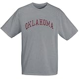Oklahoma Sooners Ash Horizontal Arch T-shirt
