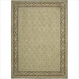 Persian Empire PE26 Green Oriental Rug Size: 7'9