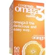 Coromega Omega-3 Supplement, Orange Flavor, Squeeze Packets, 90-Count Box