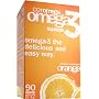Coromega Omega-3 Supplement, Orange Flavor, Squeeze Packets, 90-Count Box