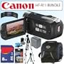 Canon Vixia HF-R11 20X 32GB Full HD Dual Flash Memory Camcorder Black Accessory Bundle