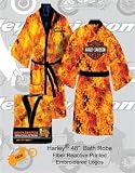Deluxe Harley Davidson Fire Flame Robe