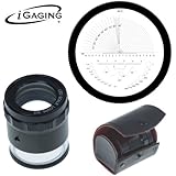 iGaging Stand Measuring Magnifier Loupe 10X w/Scale LED Lighted Illuminated
