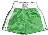 Joe Frazier Signed Green Everlast Trunks