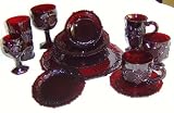 Avon 1876 Cape Cod Dishes - Ruby Pattern