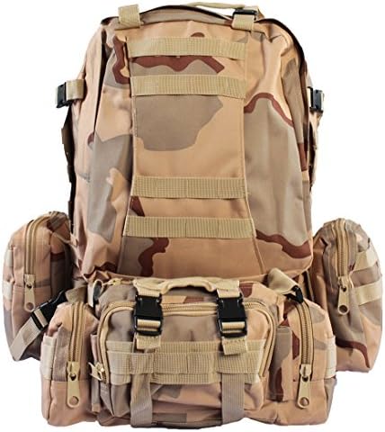 Multi-functional Tactical Messenger Bag Wild Adventure,climbing &amp; Riding ,Outdoor Sports Backpack (Beige)