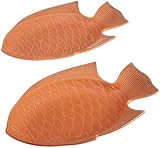 Dii Fish-Shape Stoneware Serving or Accent Platter