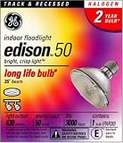 Tools & Hardware : GE Lamps 14022 50-Watt PAR30 Edison Halogen Floodlight