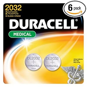 Duracell Dl2032b2pk Medical Battery Lithium